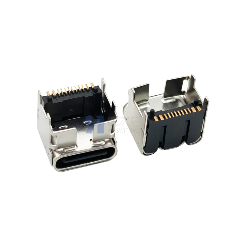TYPE-C 单排16P架高型CH=5.90 母座